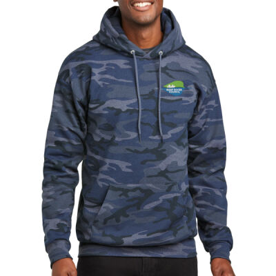 Root River Council - Core Fleece Camo Pullover Hooded Sweatshirt -PC78HC Thumbnail