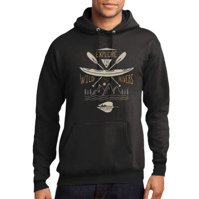 Explore The Wild Rivers - Core Fleece Pullover Hooded Sweatshirt - PC78H Thumbnail