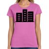 Ladies Heavy Cotton 100% Cotton T Shirt Thumbnail