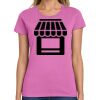 Ladies Heavy Cotton 100% Cotton T Shirt Thumbnail
