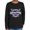 Youth Heavy Cotton 100% Cotton Long Sleeve T Shirt Thumbnail