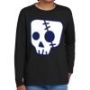 Youth Heavy Cotton 100% Cotton Long Sleeve T Shirt Thumbnail
