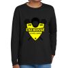 Youth Heavy Cotton 100% Cotton Long Sleeve T Shirt Thumbnail
