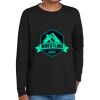 Youth Heavy Cotton 100% Cotton Long Sleeve T Shirt Thumbnail