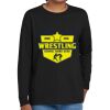 Youth Heavy Cotton 100% Cotton Long Sleeve T Shirt Thumbnail