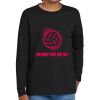 Youth Heavy Cotton 100% Cotton Long Sleeve T Shirt Thumbnail