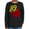 Youth Heavy Cotton 100% Cotton Long Sleeve T Shirt Thumbnail